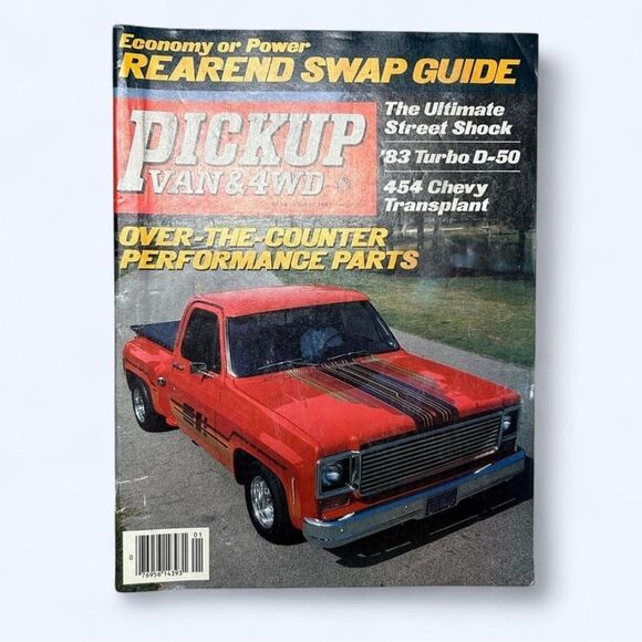 Economy or Power Pickup Van & 4WD Rearend Swap Guide Vintage Jan 1983 Magazine - Picture 1 of 5